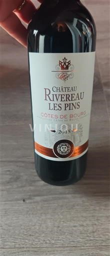 Bordeaux Côtes-de-bourg Château Rivereau Les Pins 2015