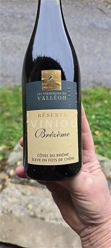 Vallée du Rhône Côtes-du-rhône Les Vignerons de Valleon Réserve Brézème 2021