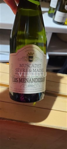 Loiren laakso Muscadet-sèvre-et-maine Les Menandières 2010