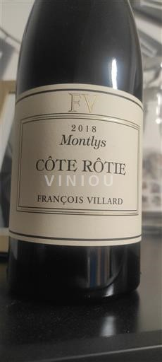 Rhône Valley Côte-Rôtie François Villard Montlys 2018