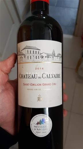 Bordeaux Saint-Émilion Grand Cru Grand Cru Château Calvaire 2016