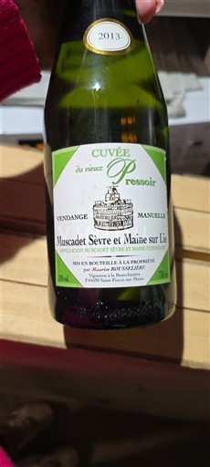 Dolina Loare Ni doloceno Domaine Bonnet-Huteau du Vieux Pressoir 2013