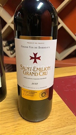 Bordeaux Saint-Émilion Grand Cru Pas d information 2020