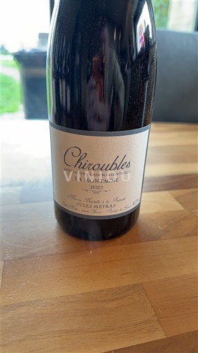 Beaujolais Chiroubles Jules Métras La Montagne 2022