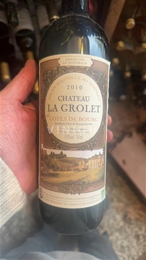 Bordeaux Côtes-de-bourg Château La Grolet 2010