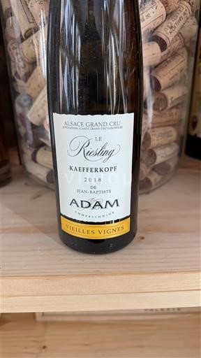 Alsace Ospecificerad Grand Cru Jean-Baptiste Adam Vieilles Vignes 2018
