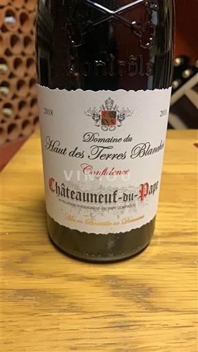 Valle del Ródano Châteauneuf-du-Pape. Domaine Haut des Terres Blanches Confi­dence 2018