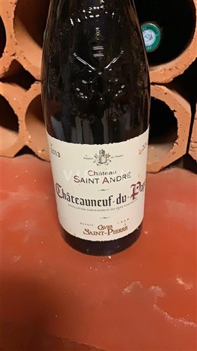 Rona dolina Châteauneuf-du-Pape Château Saint André Saint-Pierre 2013