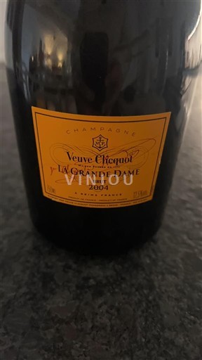 Champaña Champán Veuve Clicquot La Grande Dame 2004