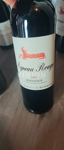 Burdeos Bordeaux Baron Philippe de Rothschild Agnneau Rouge 2017