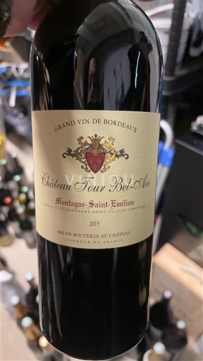Bordeaux Montagne-saint-émilion Château Tour Bel-Air 2015