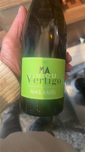 Vini Blanc demi-sec Vertigo Mas Amiel 2017 Francia Roussillon Côtes-du-Roussillon AOC