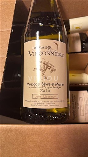 Loiren laakso Muscadet-sèvre-et-maine Domaine La Vinçonnière Sur Lie 2024