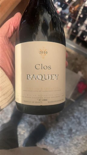 Jugozahod Côtes-du-marmandais Clos Baquey 2010