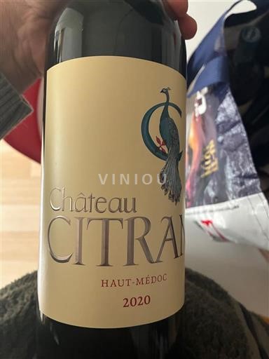 Bordéus Haut-Médoc Château Citran 2020