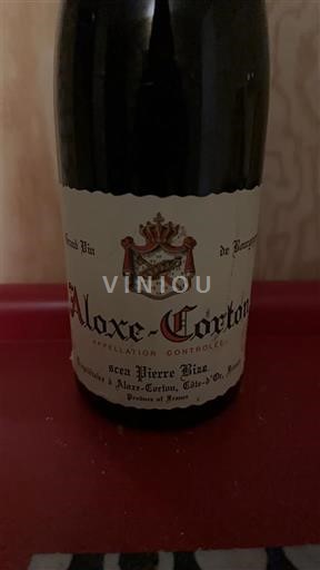 Wijnen Rouge sec Domaine Pierre Bize 2002 Frankrijk Bourgondië Aloxe-Corton AOC