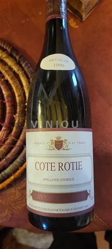 Weine Rouge sec Javes E. Levieux 1990 Frankreich Rhônetal Côte-rôtie AOC