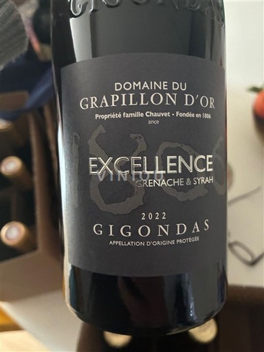 Valle del Rodano Gigondas Domaine Grapillon d'Or Excellence 2022