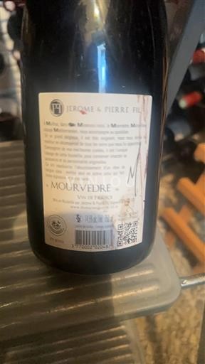 Langvedok Ni doloceno Jérôme & Pierre FIL Mourvèdre 2015
