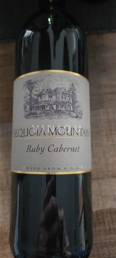 Kalifornijske AVA Ni doloceno Sequoia Mountain Ruby Cabernet 2010