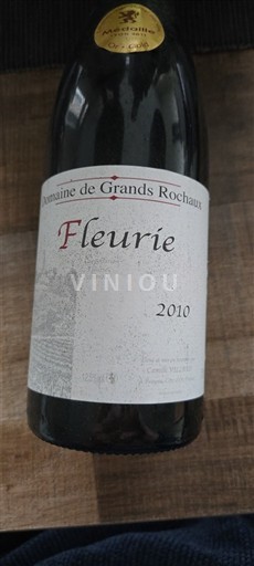 Vinhos Rouge sec Domaine Grands Rochaux 2010 França Beaujolais Fleurie AOC