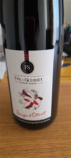 Alsace Fritz-Schmitt Rouge d'Ottrott Không niên vụ