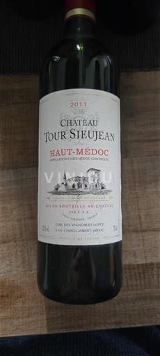 Bordeaux Haut-Médoc Château Tour Sieujean 2011