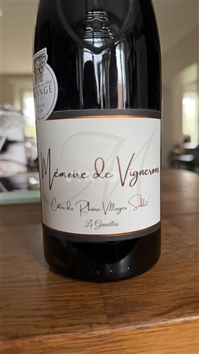 Rhônetal Côtes-du-Rhône-Dörfer Cave des vignerons de Sablet Mémoire de Vignerons, Le Gravillas 2020