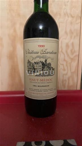Bordeaux Haut-Médoc Château Barateau 1990