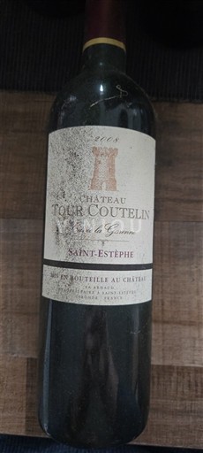 Bordeaux Saint-Estèphe Château Tour Coutelin 2008