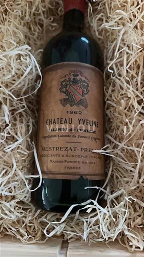 Burdeos Lalande-de-Pomerol Château Yveline 1962