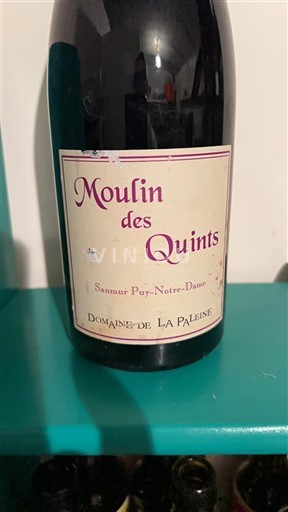 Valle della Loira Saumur Puy-Notre-Dame Domaine La Paleine Moulin des Quints 2016