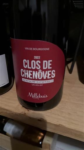 Burgundi Määrittelemätön Millebuis Clos de Chenôves 2022