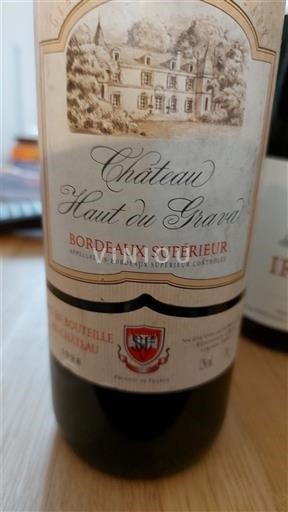 Bordeaux Bordeaux Supérieur Château Haut du Gravat 2018
