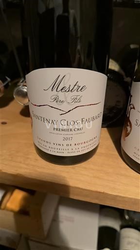 Borgonha Santenay Premier Cru Mestre Père & Fils Santenay Clos Faubard 2017