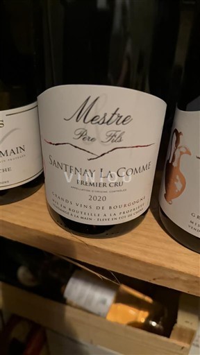 Borgonha Santenay Premier Cru Mestre Père & Fils Santenay La Comme 2020