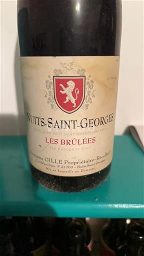 Burgundija Nuits-Saint-Georges Domaine Gille Les Brûlées 2004