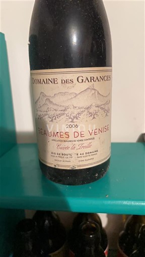 Rhône Valley Beaumes de Venise Domaine S Garances la Vieille 2006