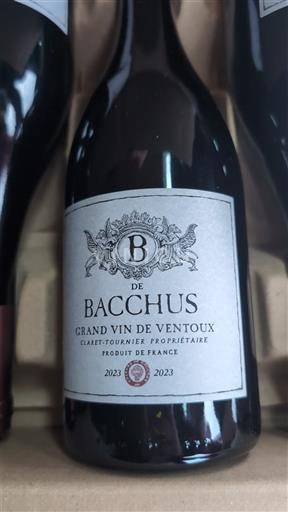 Viner Rouge sec B de Bacchus 2023 Frankrike Rhônedalen Ventoux AOC