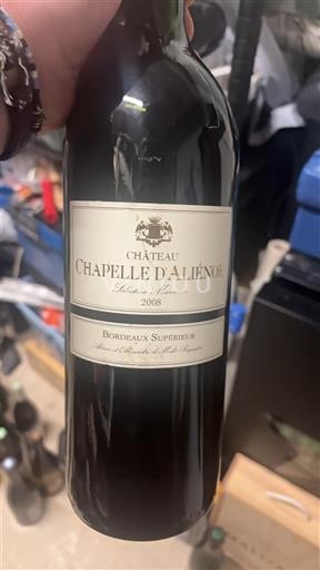 Bordeaux Bordeaux Supérieur Château Chapelle d'Aliénor Sélection Maurice 2008