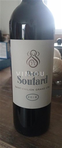 Bordeaux Saint-Émilion Grand Cru Grand Cru Petit Soutard 2018