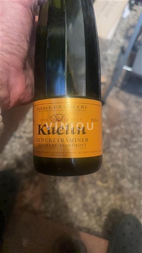 Wines Blanc sec Kuehn 2014 France Alsace Gewurztraminer AOC Grand Cru