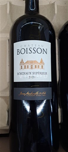 Bordéus Bordeaux Superior Château Boisson 2020