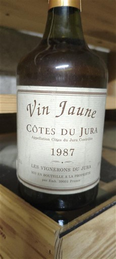 Vini Blanc sec Les Vignerons du Jura 1987 Francia Jura Côtes du Jura AOC