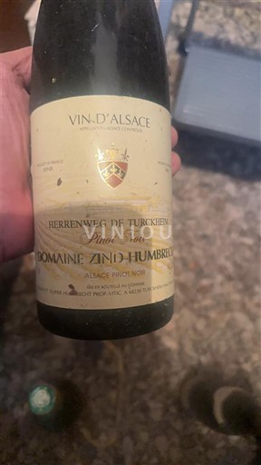 Alsace Domaine Zind-Humbrecht Herrenweg de Turckheim Pinot Noir 1998