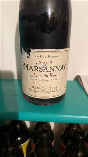 Burgundy Marsannay René Bouvier Clos du Roy 2008