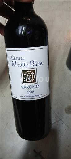 Bordeaux Margaux Château Moutte Blanc 2020