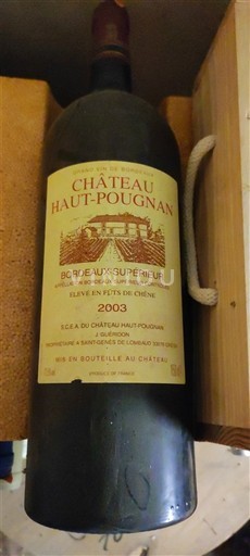 Burdeos Bordeaux superior Château Haut-Pougnan 2003