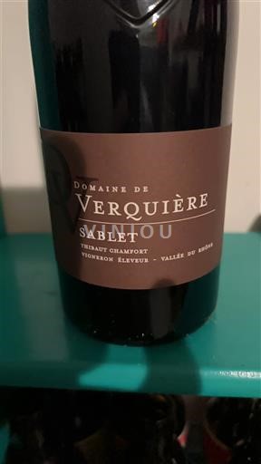 Vin Rouge sec Domaine Verquière 2019 France Vallée du Rhône AOC
