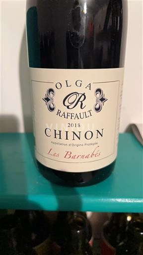 Dolina Loare Chinon Olga Raffault Les Barnabés 2018